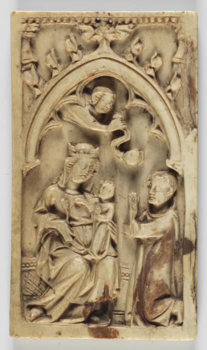 Panel, 1 register, 1 arch across (plaquette) (Front)