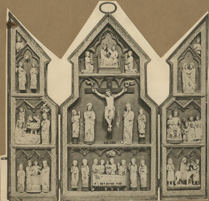 Gabled triptych, 3 registers (Front)