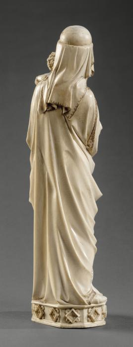 Statuette; known as the Virgin of the Sainte-Chapelle (Vierge de la Sainte-Chapelle) (Back)
