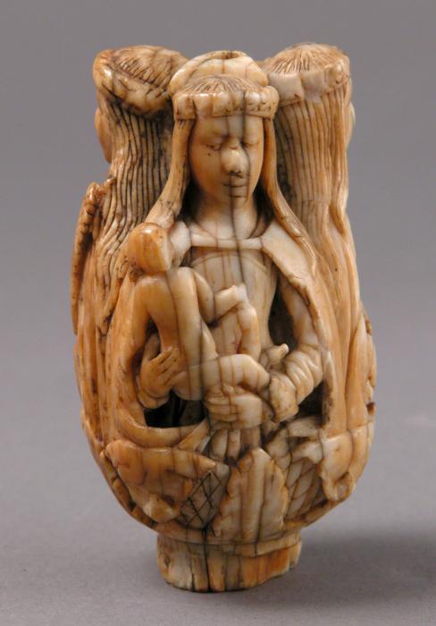 Rosary pendant, 3 faces (chapelet) (Side)