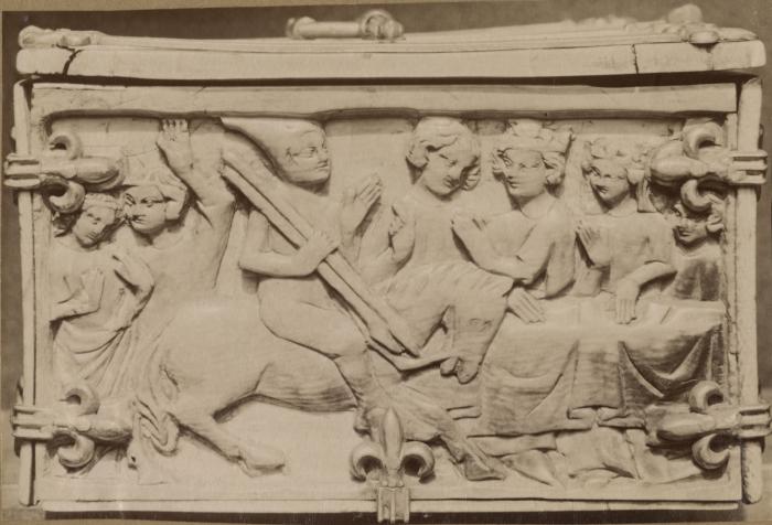 Casket (coffret; frise d'arcatures) (End, right)