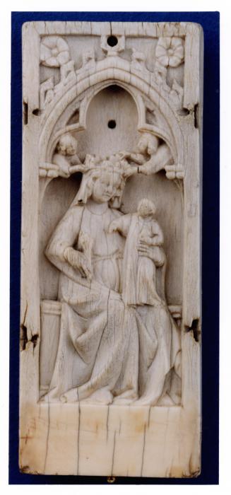 Panel (possibly fragment of a polyptych), 1 register, 1 arch across (plaquette) (Front)
