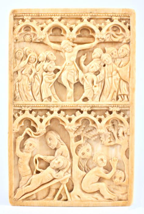 Panel, 2 registers, 3 arches across (frise d'arcatures) (Front)