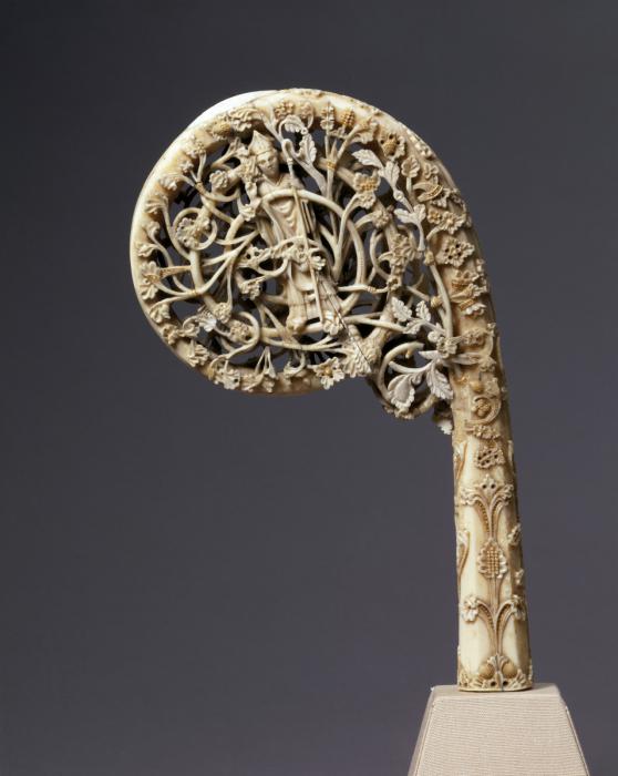 Head of crozier (crosse); known as the Wingfield-Digby Crozier. (Side 2)