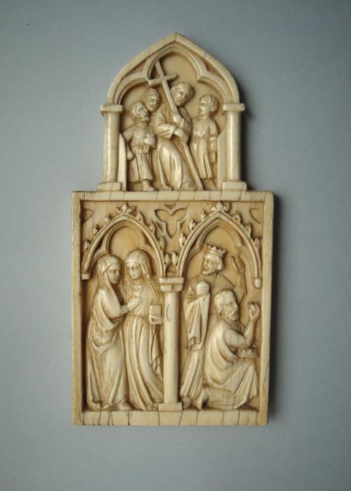 Gabled panel, 2 registers (Front)
