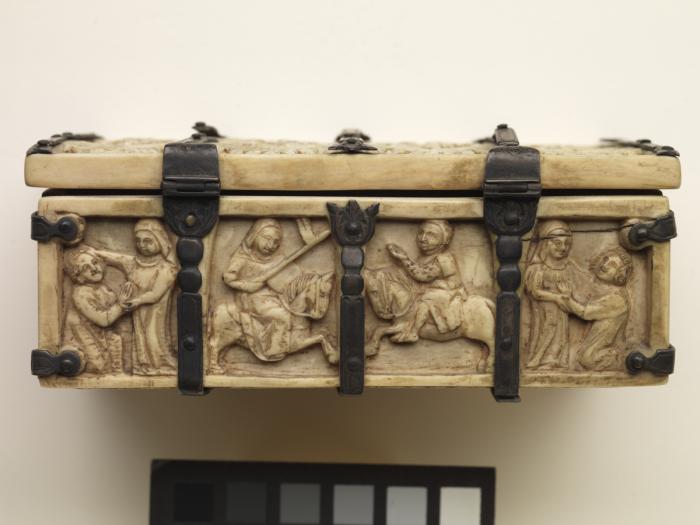Casket, with arches (coffret; frise d'arcatures) (Body, front)