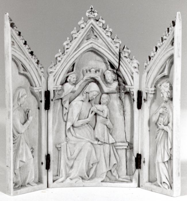 Gabled triptych, 1 register (Front)