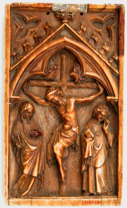 Panel, 1 register, 1 arch across (plaquette) (Front)