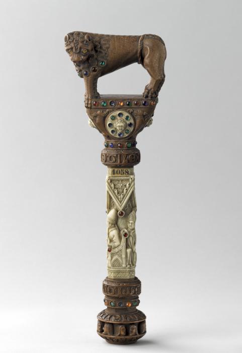 Pastoral staff or crozier; known as Tau Soltykoff (Front)