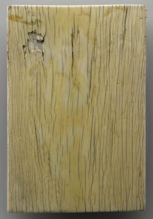 Wing, right (fragment of a diptych), 2 registers, 3 arches across (frise d'arcatures) (Back)