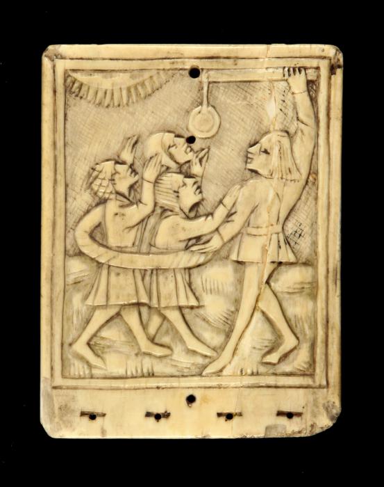 Panel, 1 register (fragment of a casket?; coffret) (Front)