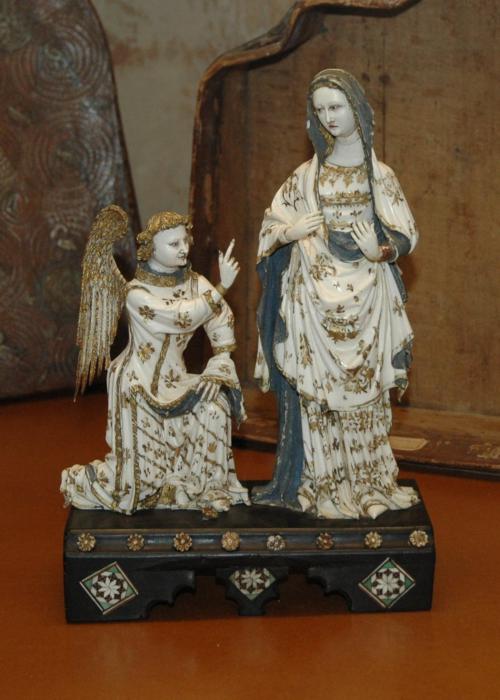 Group; known as the Annunciation of Philip the Bold (Annonciation de Philippe le Hardi) (Front)