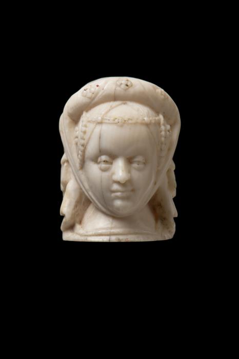 Rosary bead, 2 faces (chapelet) (Side 1)