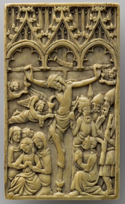 Panel (possibly a writing tablet), 1 register, 3 arches across (frise d'arcatures; plaquette; tablette à écrire) (Front)