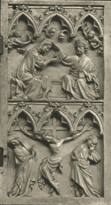 Diptych, 2 registers, 3 arches across (frise d'arcatures) (Wing, right)