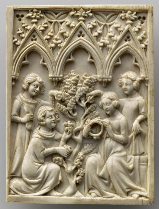 Writing tablets, 1 register, 3 arches across (tablette à écrire; plaquette; frise d'arcatures) (Front)