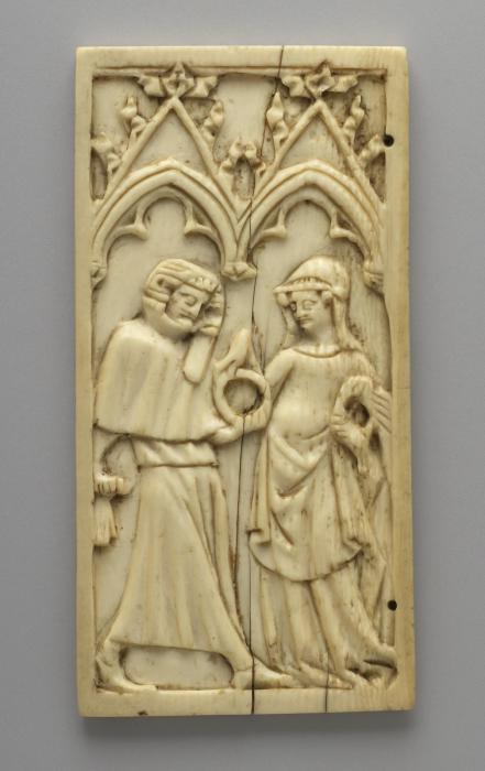 Writing tablet, 1 register, 2 arches across (plaquette; frise d'arcatures; tablette à écrire) (Front)