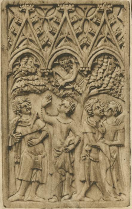 Writing tablet, 1 register, 3 arches across (frise d'arcatures; plaquette; tablette à écrire) (Front)