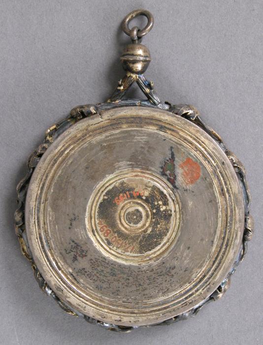 Openwork medallion (médaillon ajouré) (Back (before restoration))