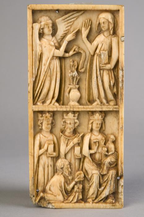 Wing, left (fragment of a diptych), 2 registers (Front)