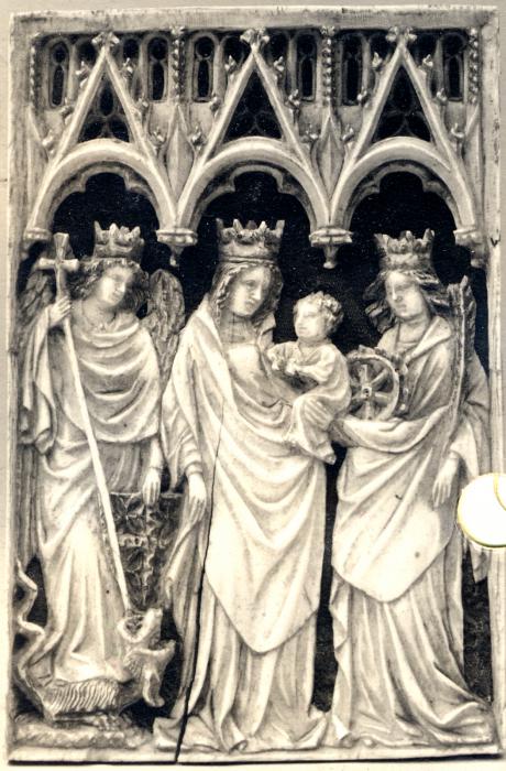 Openwork panel, 1 register, 3 arches across (plaque ajourée; frise d'arcatures) (Front)