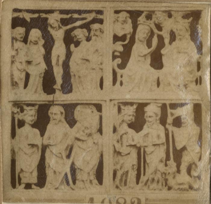 Openwork panel (plaquette ajourée), 2 registers (Front)