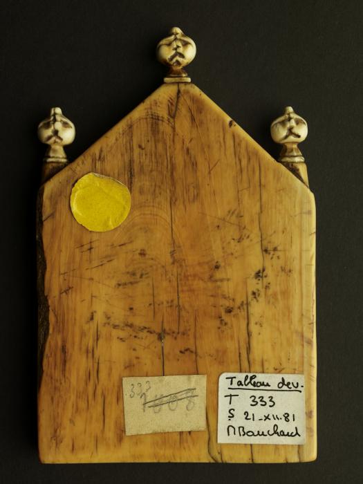 Gabled panel, 1 register (colonnettes) (Back)
