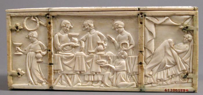 Casket, with arches (coffret; frise d'arcatures) (Back)