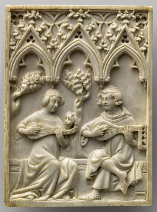 Writing tablets, 1 register, 3 arches across (tablette à écrire; plaquette; frise d'arcatures) (Front)