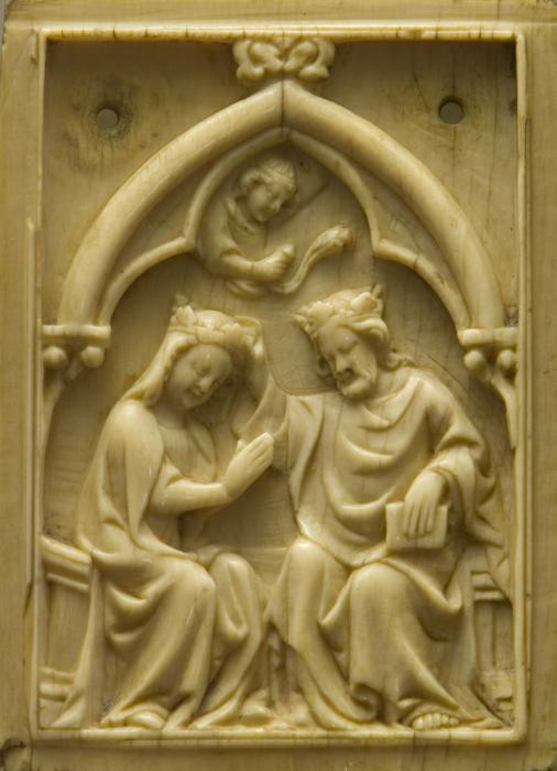 Panel, 1 register, 1 arch across (plaquette) (Front)