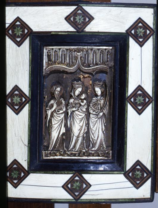 Openwork panel, 1 register, 1 ogee arch across (plaque ajourée) (Front)