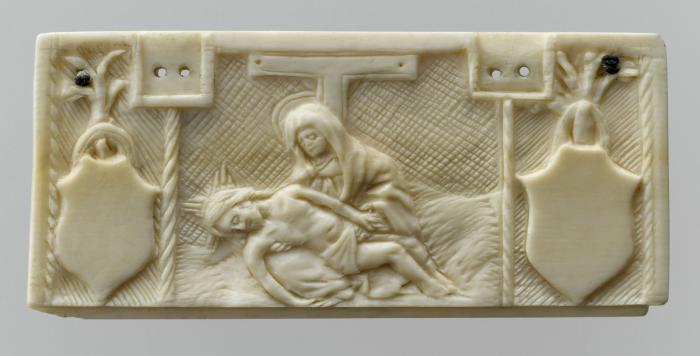 Panel, 1 register (fragment of a casket; coffret) (Front)