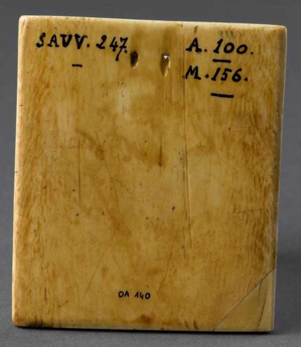 Panel, 1 register (plaquette) (Back)