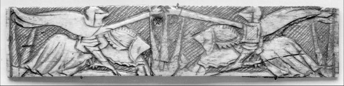 Panel, 1 register (fragment of a box) (Front)