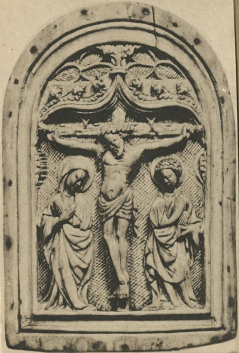 Pax, 1 ogee arch across (baiser de paix) (Front)