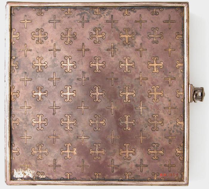 Openwork diptych with roundels (plaques ajourées) (Back)