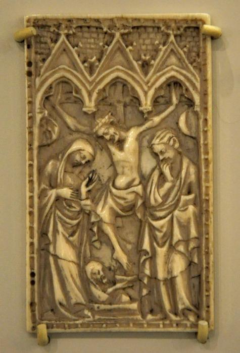 Panel, 1 register, 3 arches across (frise d'arcatures; plaquette) (Front)