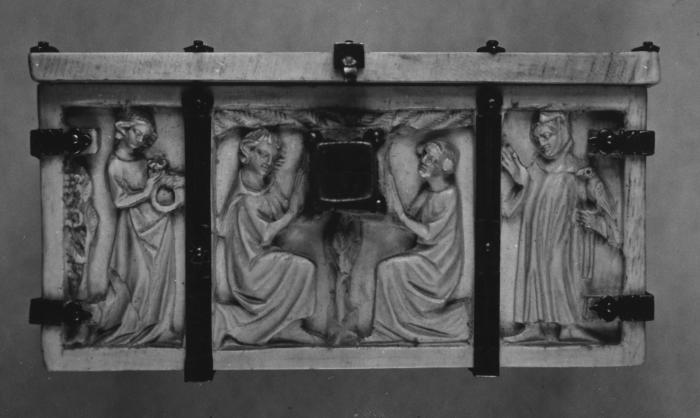 Casket, with arches (coffret; frise d'arcatures) (Body, front)