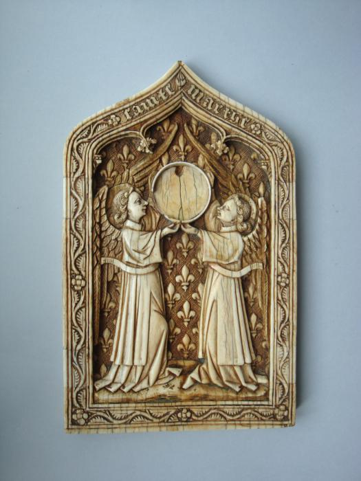Ogee-shaped centre panel (fragment of a triptych); known as the Reliquary of saint Martha (Front)