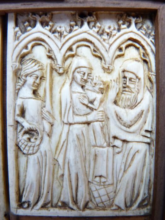 Panel, 1 register, 3 arches across (frise d'arcatures; plaquette) (Front)