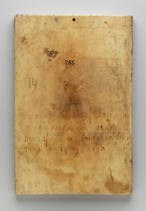 Wing, right (part of a diptych), 2 registers, 6 arches across (frise d'arcatures, colonnettes) (Back)