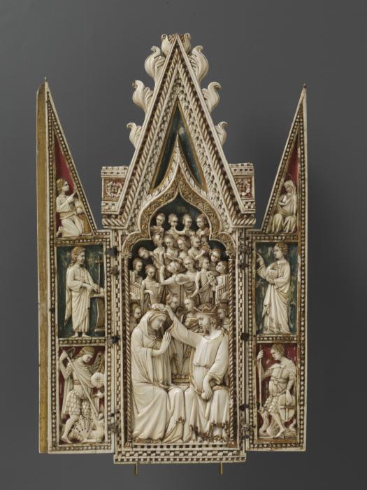 Gabled triptych (Open, front)