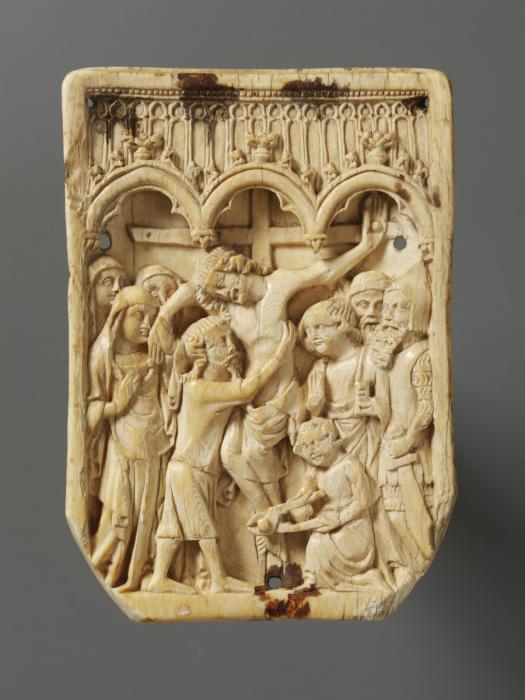 Pax, 1 register, 3 arches across (plaquette; frise d'arcatures; baiser de paix) (Front)