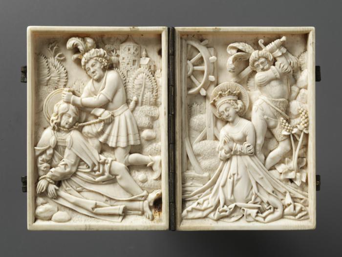 Diptych, 1 register (plaquettes) (Front)