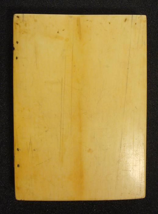 Diptych, 2 registers, 4 arches across (frise d'arcatures, colonnettes ) (Back, left wing)