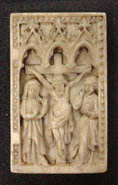 Panel, 1 register, 3 arches across (plaquette, frise d'arcatures) (Front)