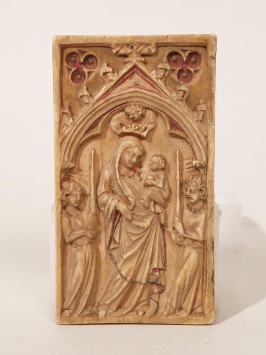 Panel, 1 register, 1 arch across (plaquette) (Front)