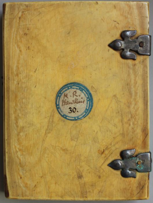 Diptych, 1 register (plaquettes) (Back, right wing)