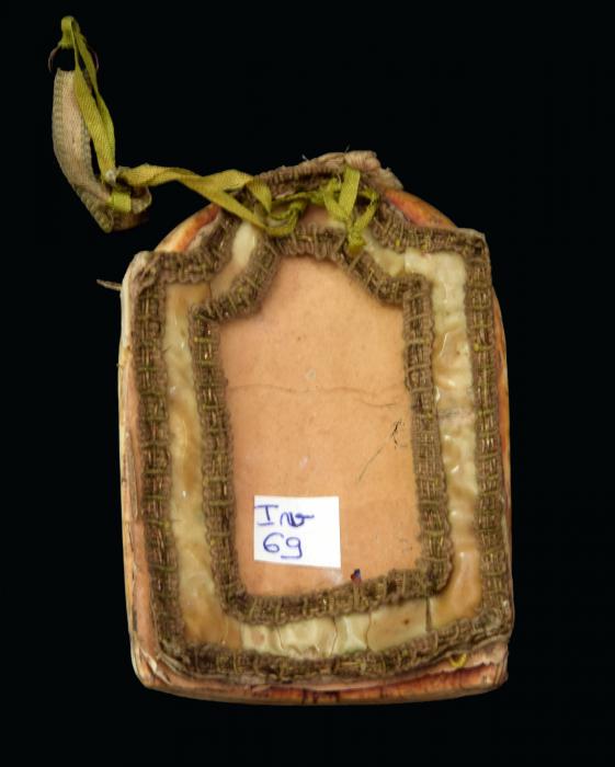 Pax, 1 ogee arch across (baiser de paix) (Back)