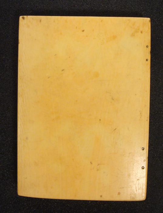 Diptych, 2 registers, 4 arches across (frise d'arcatures, colonnettes ) (Back, right wing)